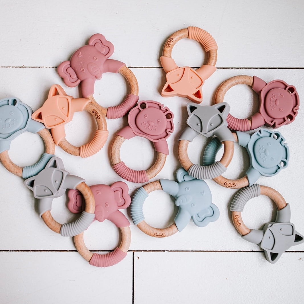 Fox Silicone Teether — Calla and Friends