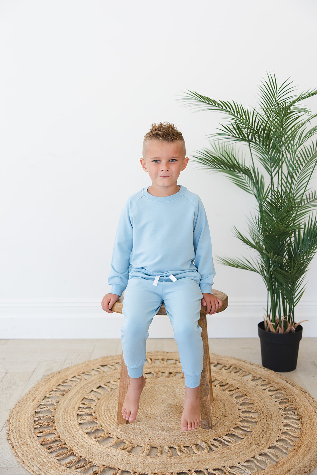 Portorosso Sky - Cloud Terry Set — Blush Lotus