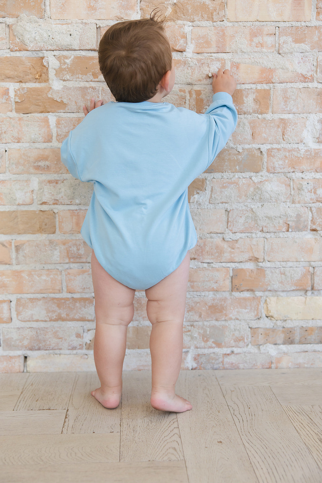 Portorosso Sky - Cloud Terry Bubble Romper — Blush Lotus