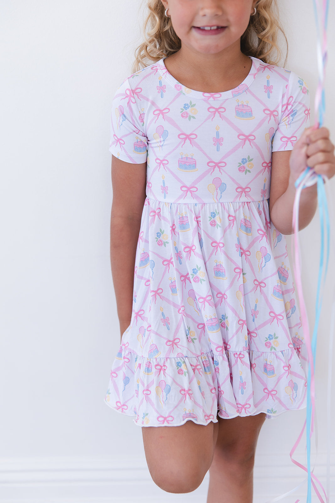 (PINK) Birthday - Ruffle Dress — Blush Lotus