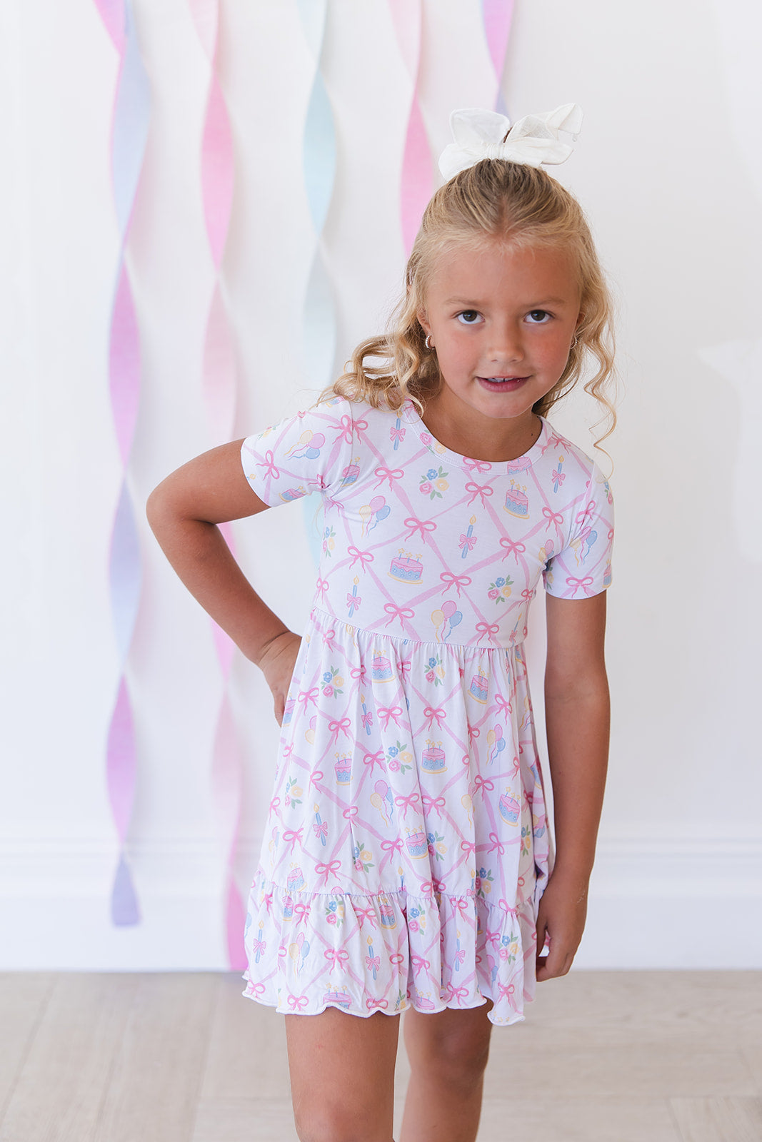 (PINK) Birthday - Ruffle Dress — Blush Lotus