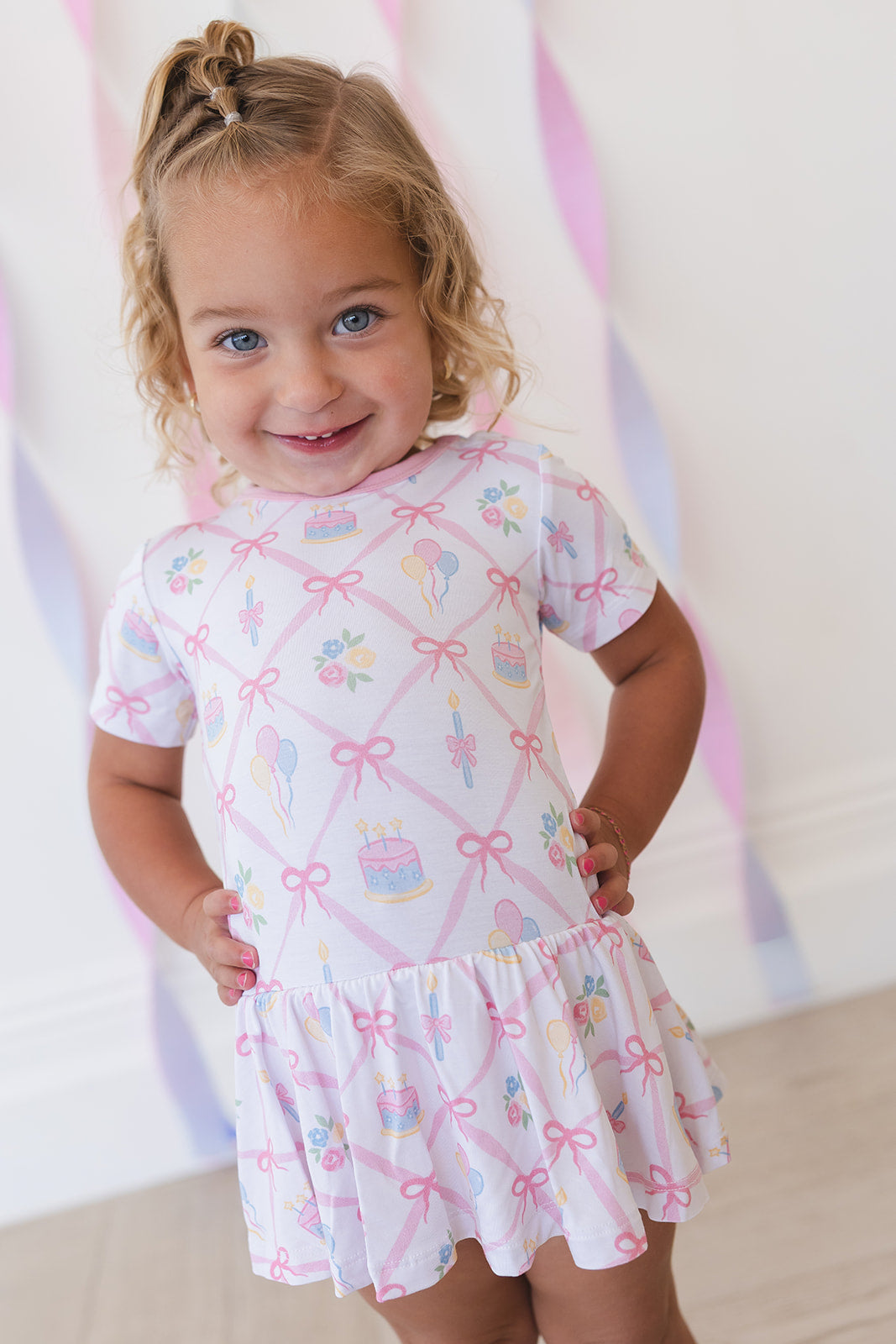 (PINK) Birthday - Bodysuit Dress — Blush Lotus