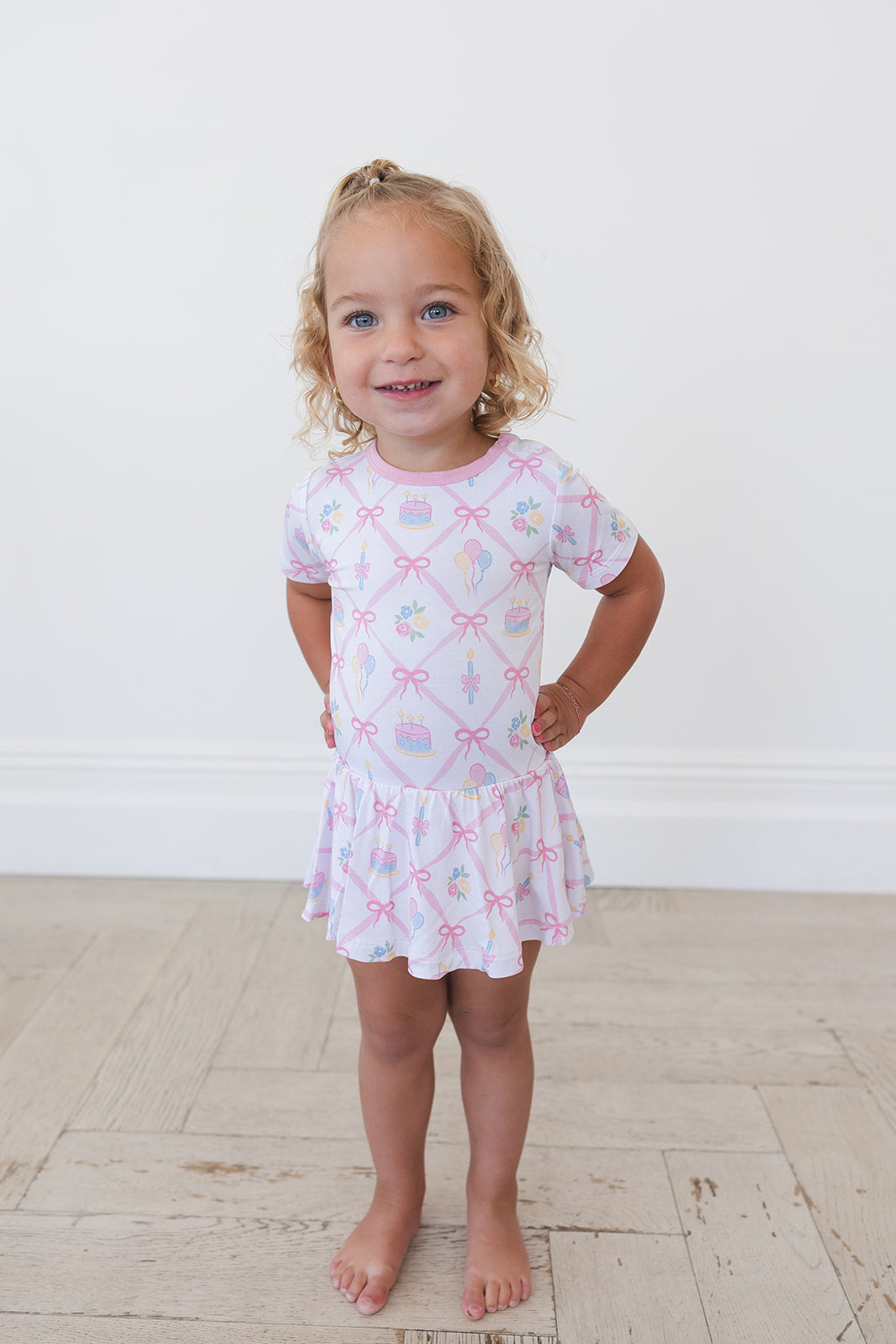 (PINK) Birthday - Bodysuit Dress — Blush Lotus