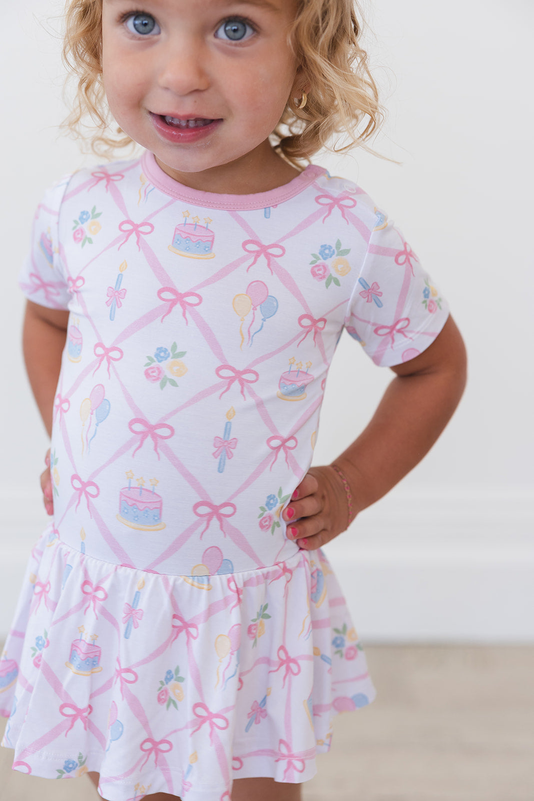 (PINK) Birthday - Bodysuit Dress — Blush Lotus