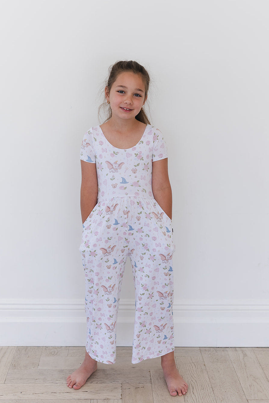 Heirloom Wishes - Wide-leg Romper — Blush Lotus