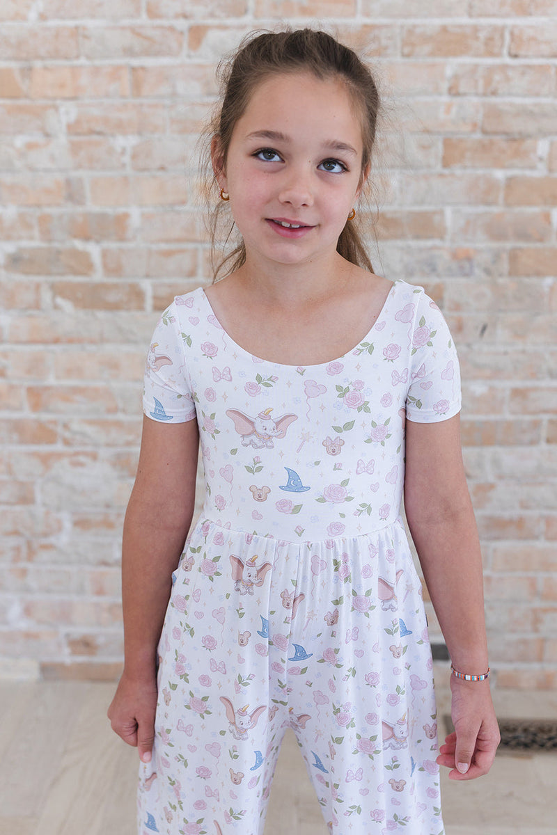 Heirloom Wishes - Wide-leg Romper — Blush Lotus