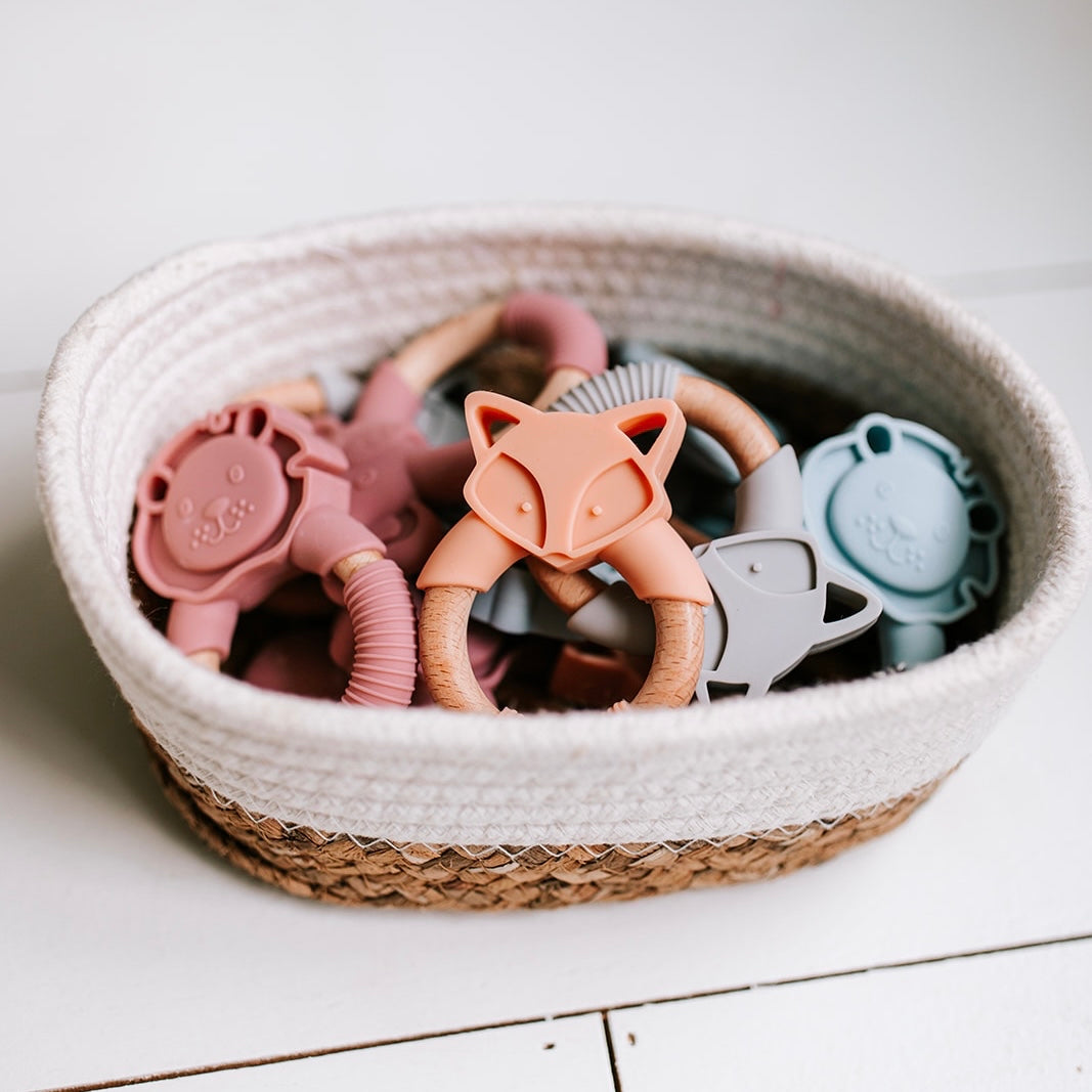 Fox Silicone Teether — Calla and Friends