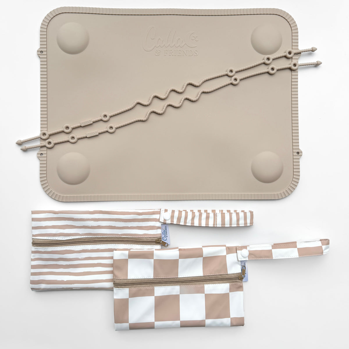 The Tidy Traveler - Solid Placemat Set — Calla and Friends