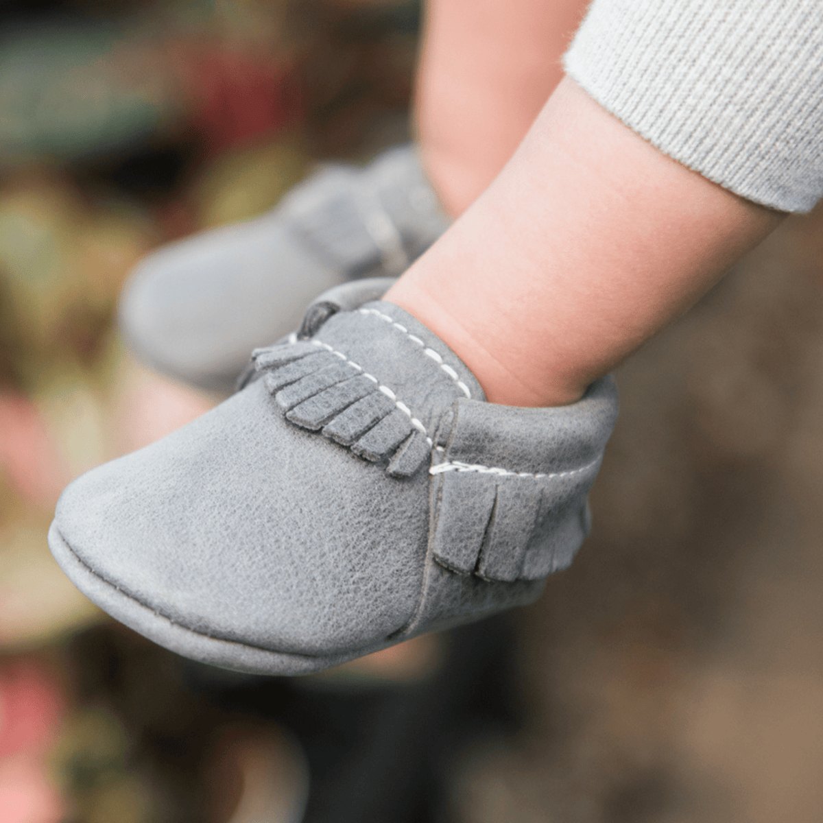 Blue Spruce Moccasin Baby Shoe — Freshly Picked