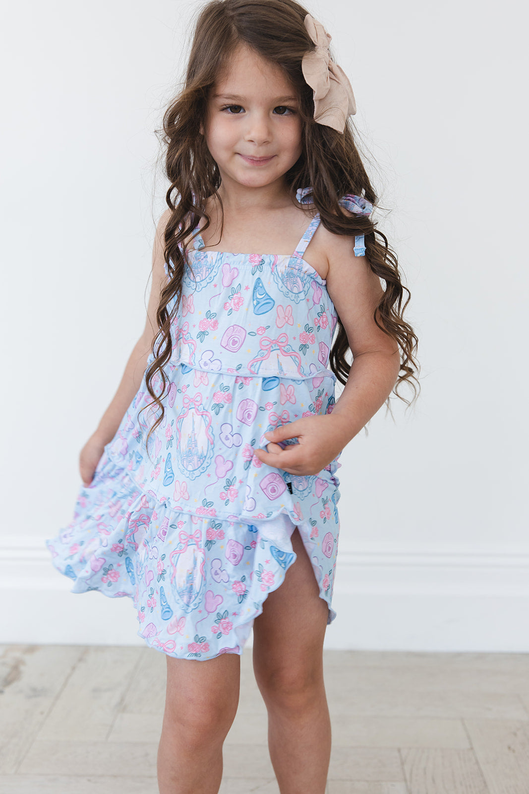 Mirror Magic - Tiered Dress — Blush Lotus