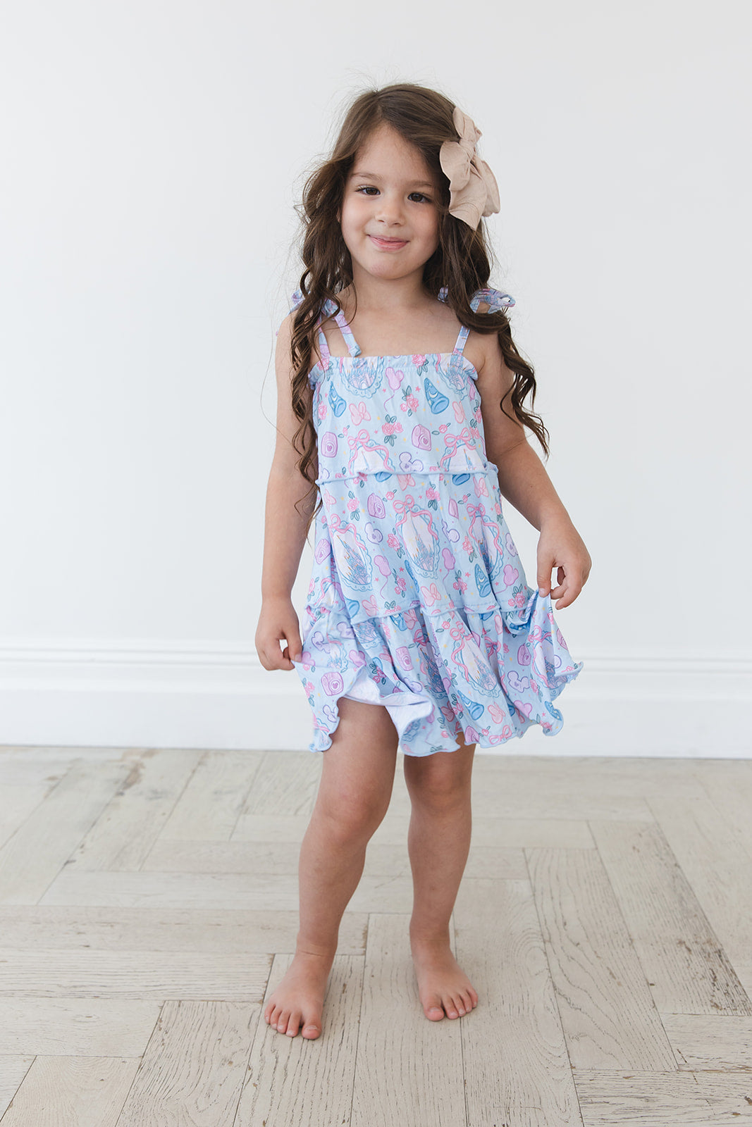 Mirror Magic - Tiered Dress — Blush Lotus