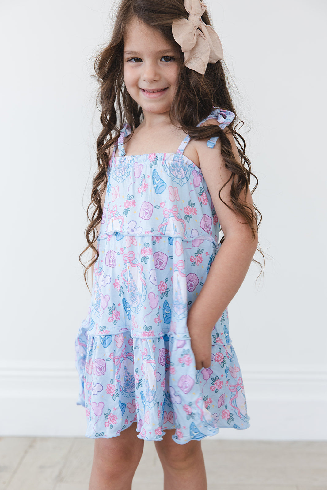 Mirror Magic - Tiered Dress — Blush Lotus