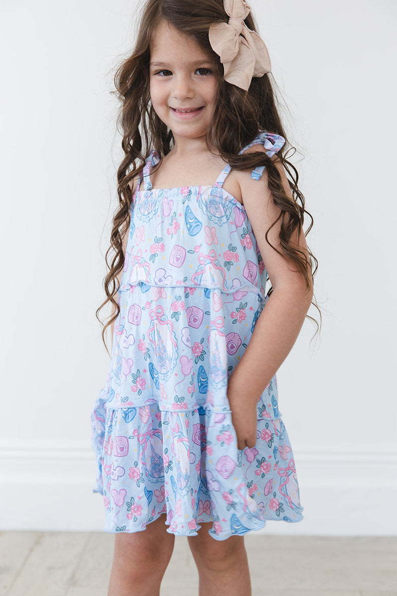 Mirror Magic - Tiered Dress — Blush Lotus