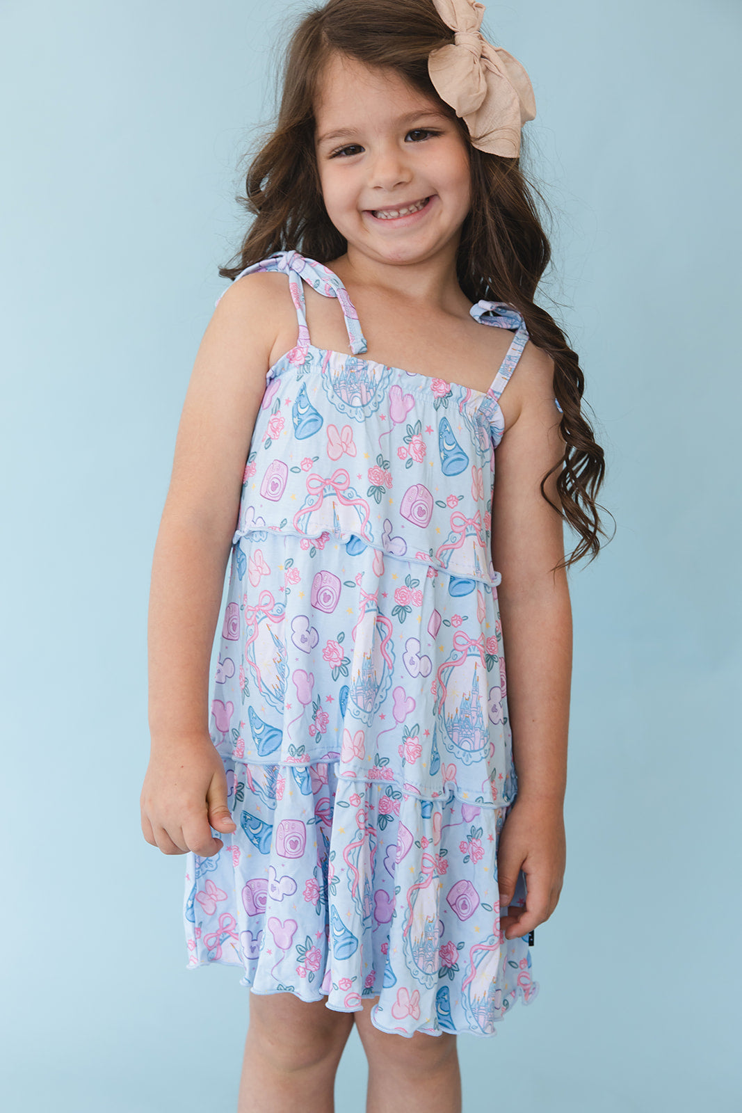 Mirror Magic - Tiered Dress — Blush Lotus