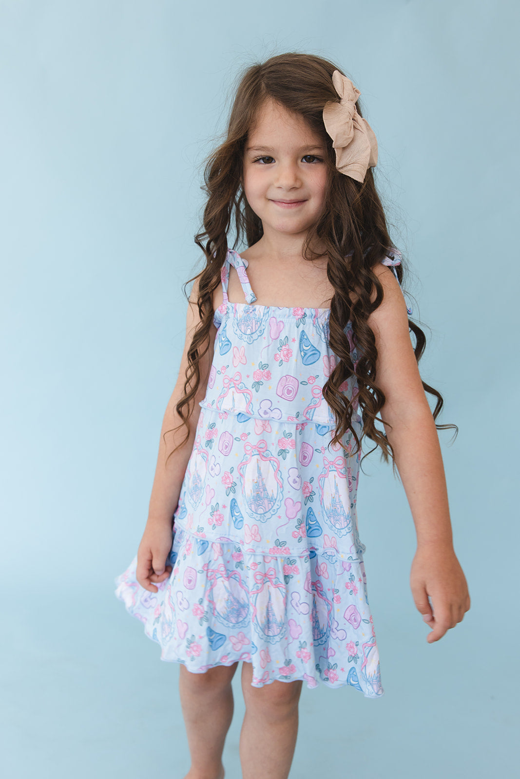 Mirror Magic - Tiered Dress — Blush Lotus