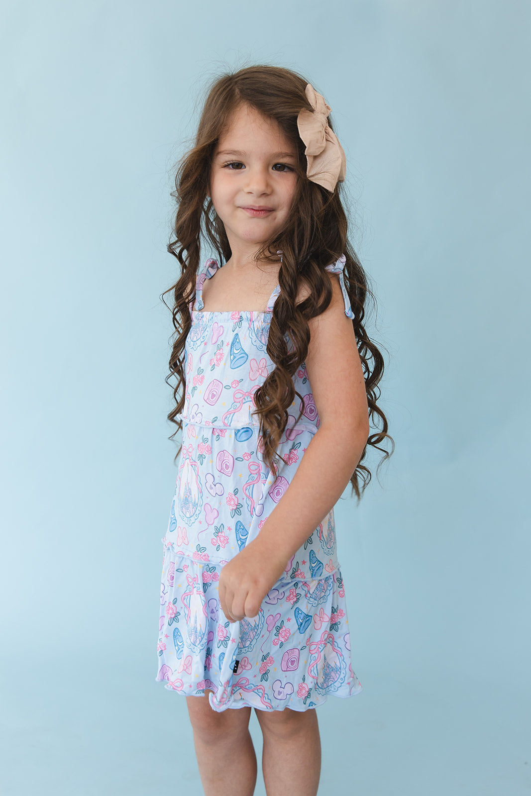 Mirror Magic - Tiered Dress — Blush Lotus