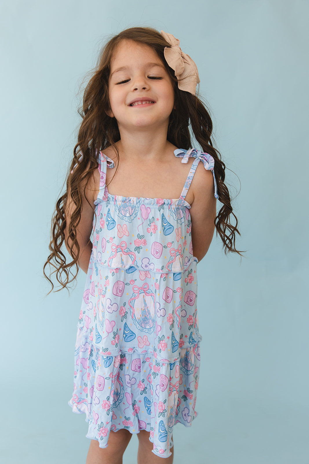 Mirror Magic - Tiered Dress — Blush Lotus