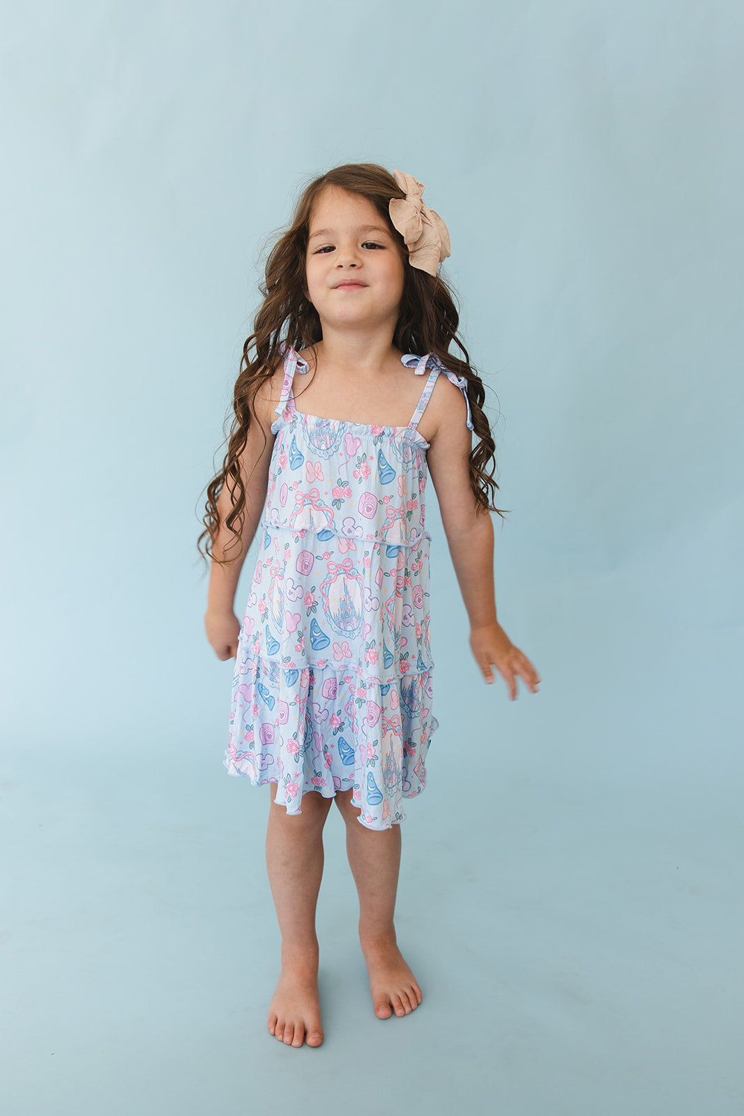 Mirror Magic - Tiered Dress — Blush Lotus