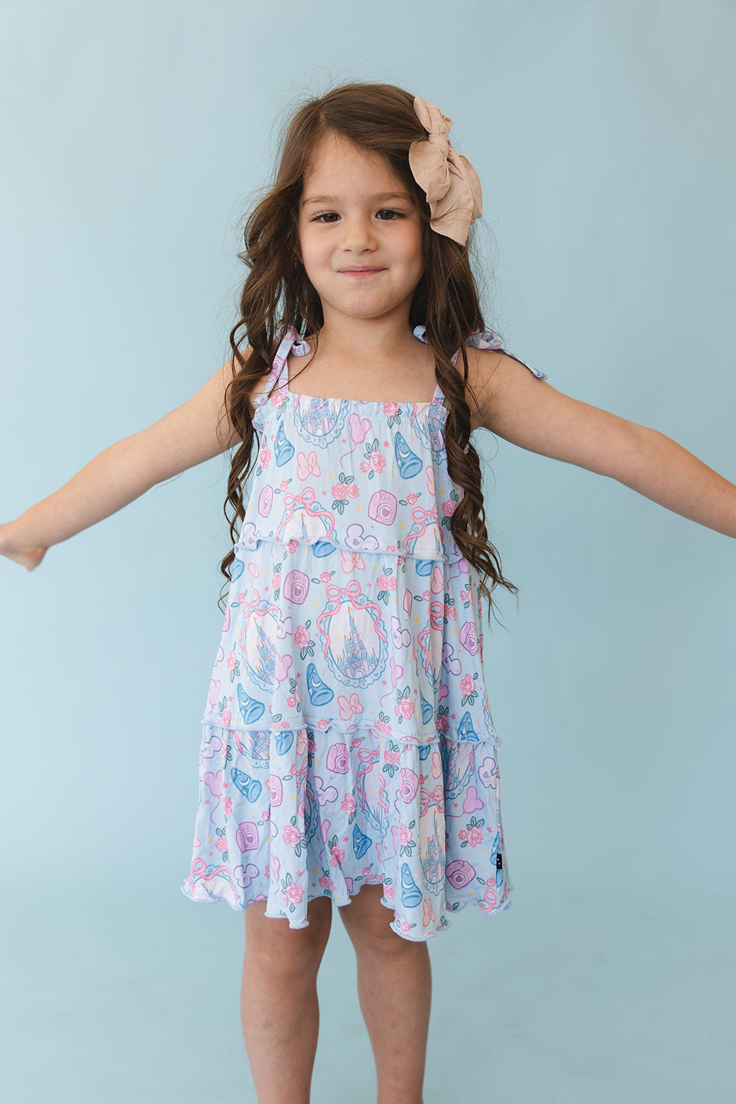 Mirror Magic - Tiered Dress — Blush Lotus