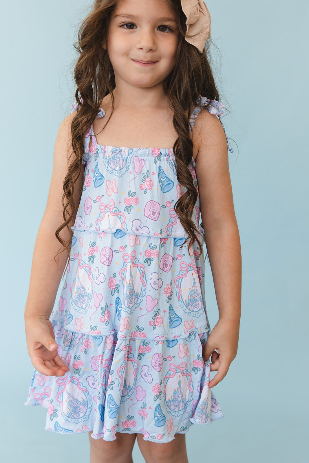 Mirror Magic - Tiered Dress — Blush Lotus