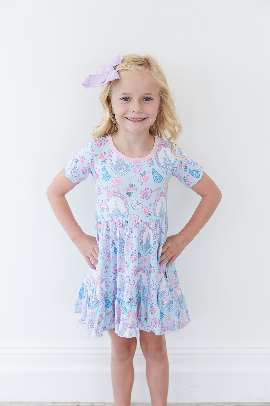 Mirror Magic - Ruffle Dress — Blush Lotus