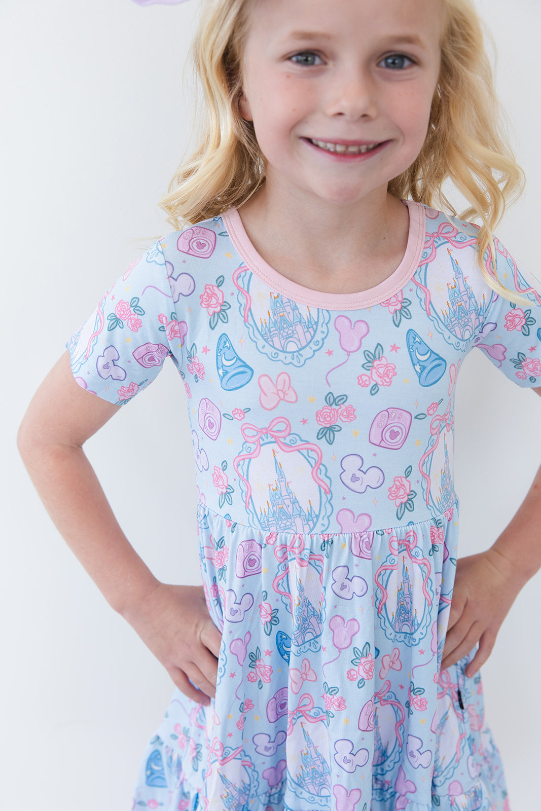 Mirror Magic - Ruffle Dress — Blush Lotus