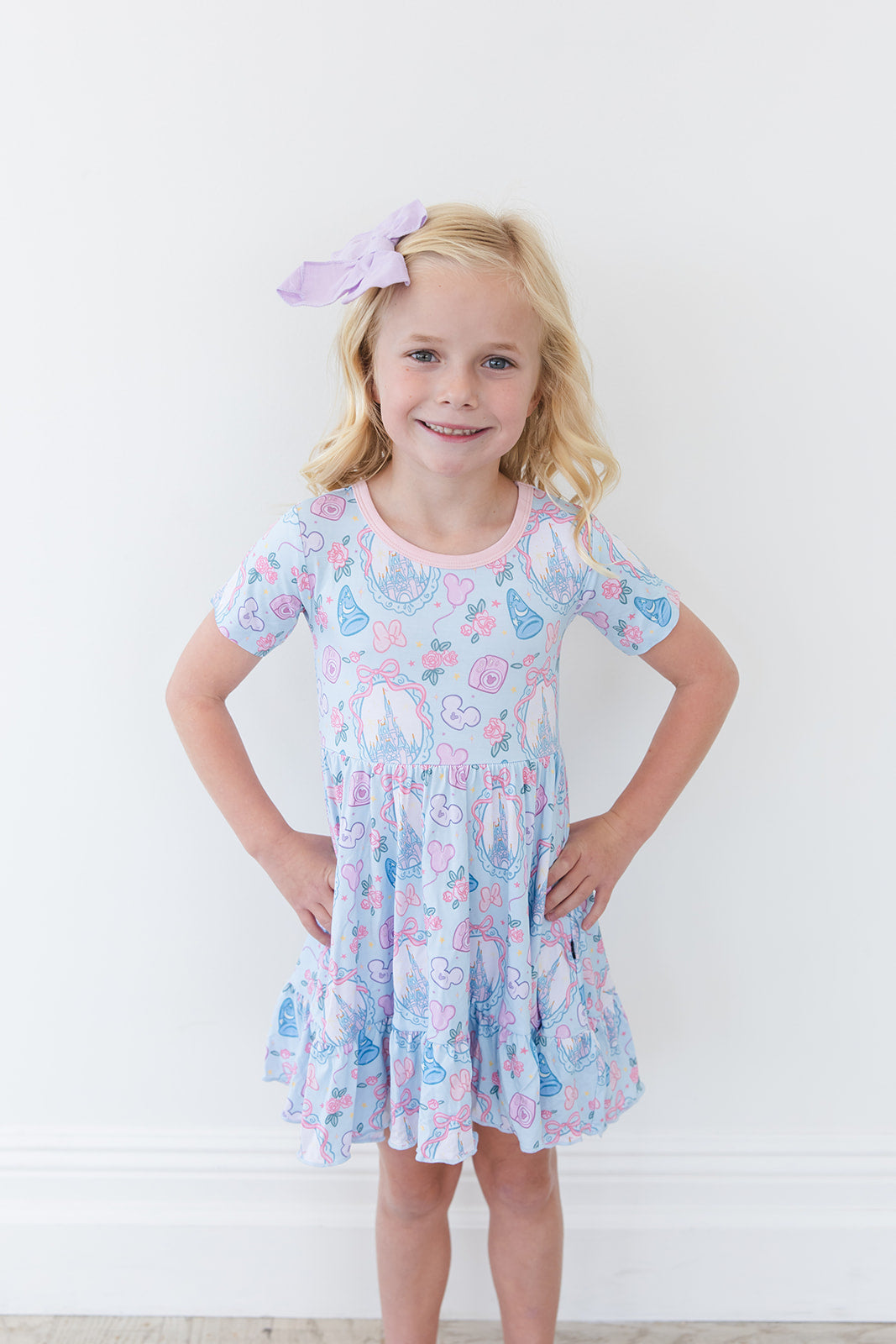 Mirror Magic - Ruffle Dress — Blush Lotus