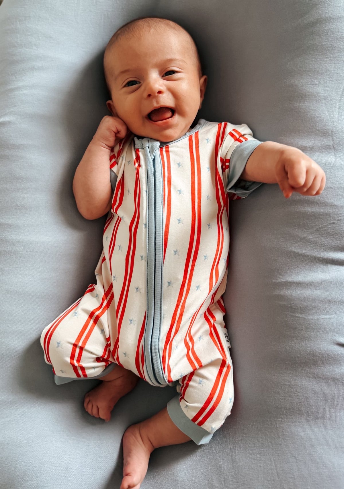 Stars & Stripes Bamboo Shorty Pajamas — Little Joy Co.
