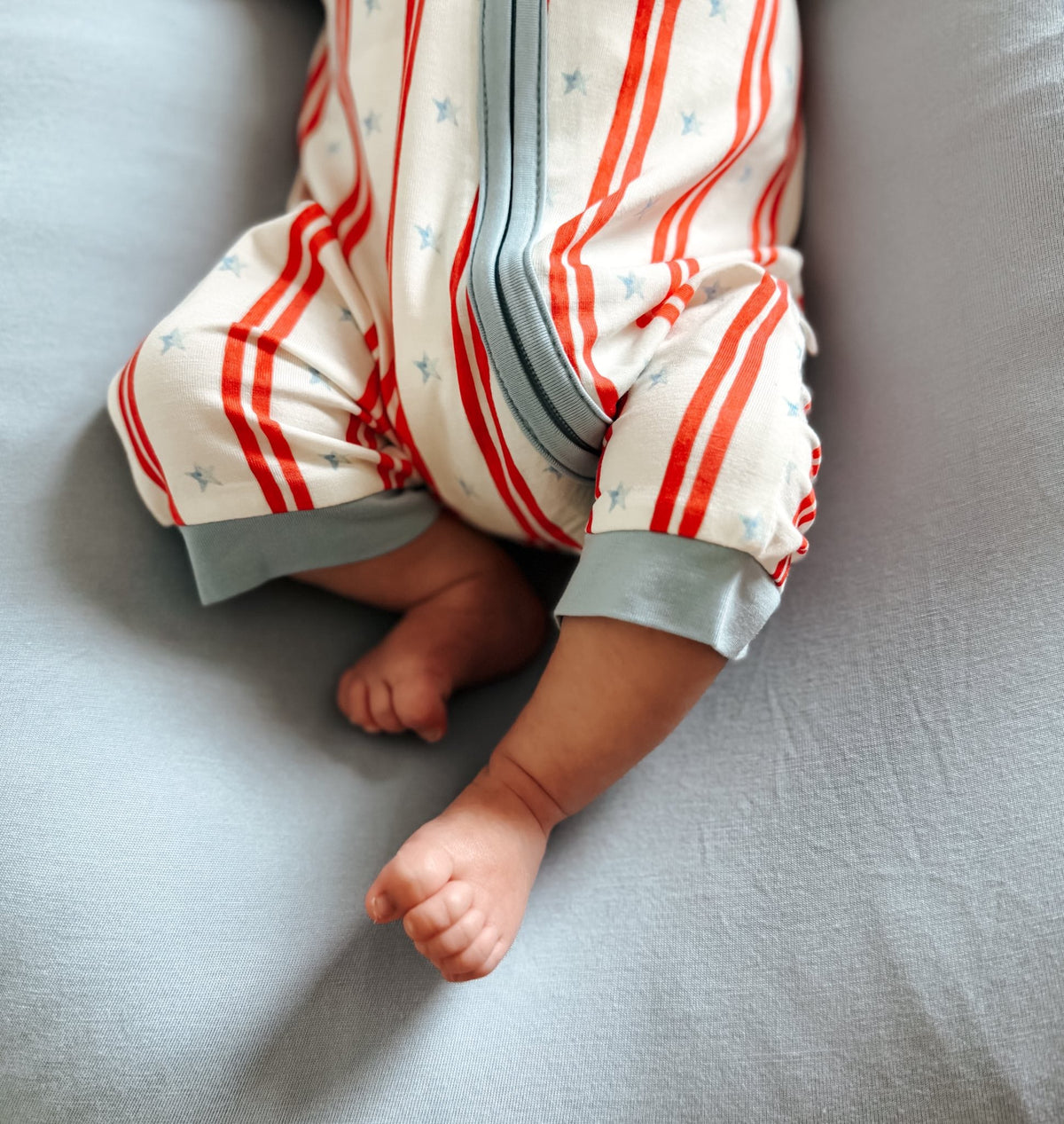 Stars & Stripes Bamboo Shorty Pajamas — Little Joy Co.
