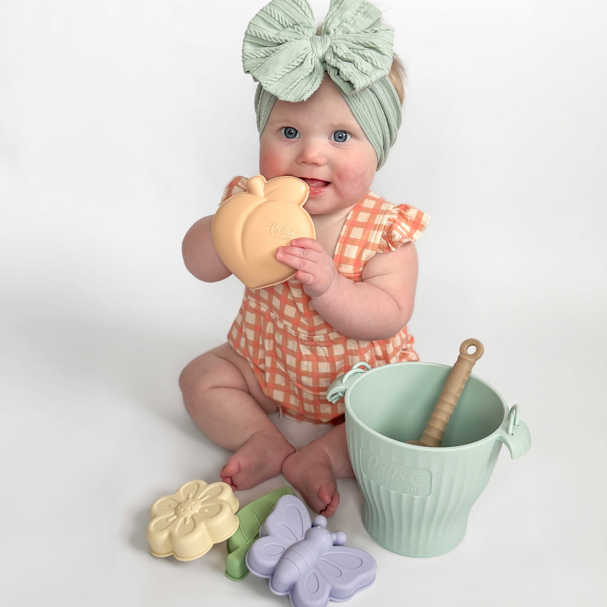 Peach Blossom Silicone Beach Toy Set — Calla and Friends