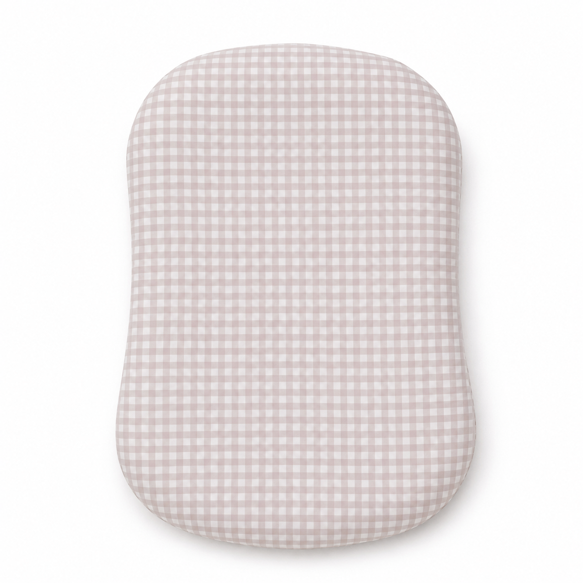 Beige Gingham Baby Lounger Cover — Little Mae & Co