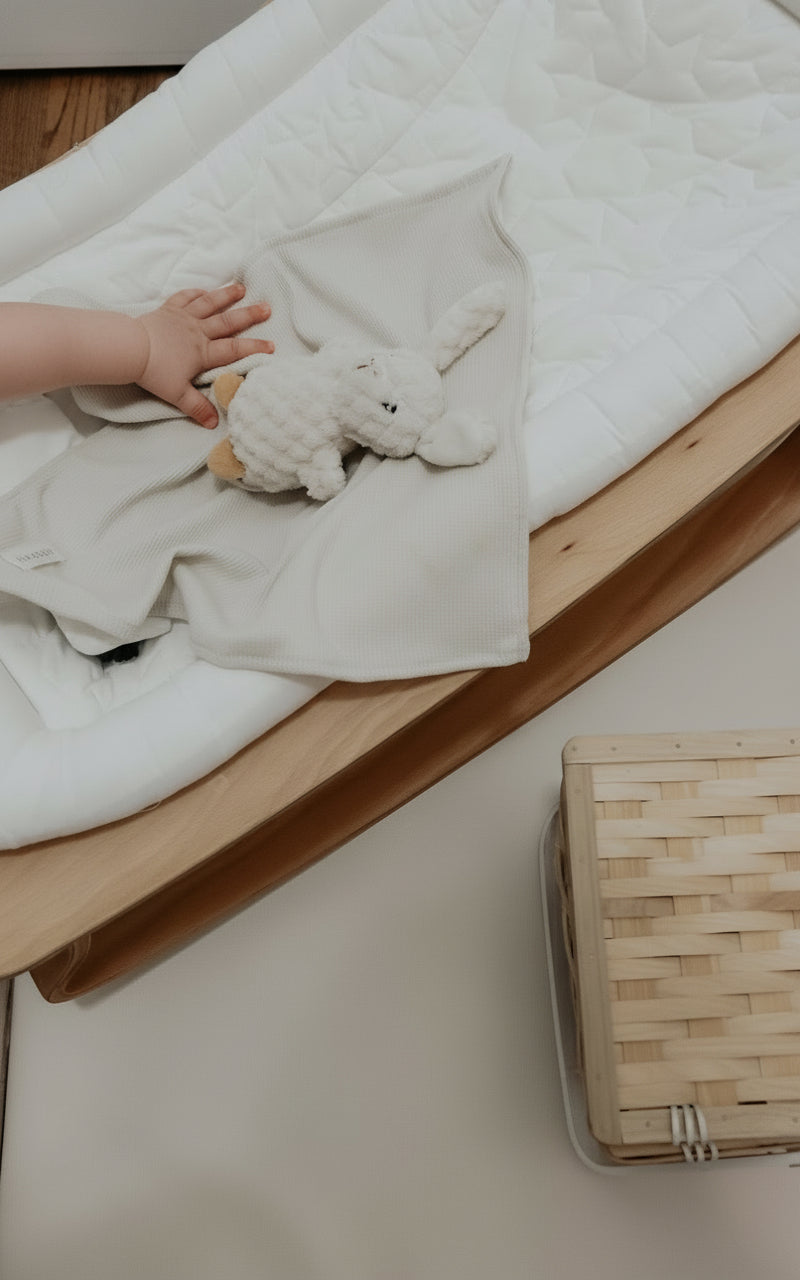Coco Ivory Waffle Knit Blanket — Little Mae & Co
