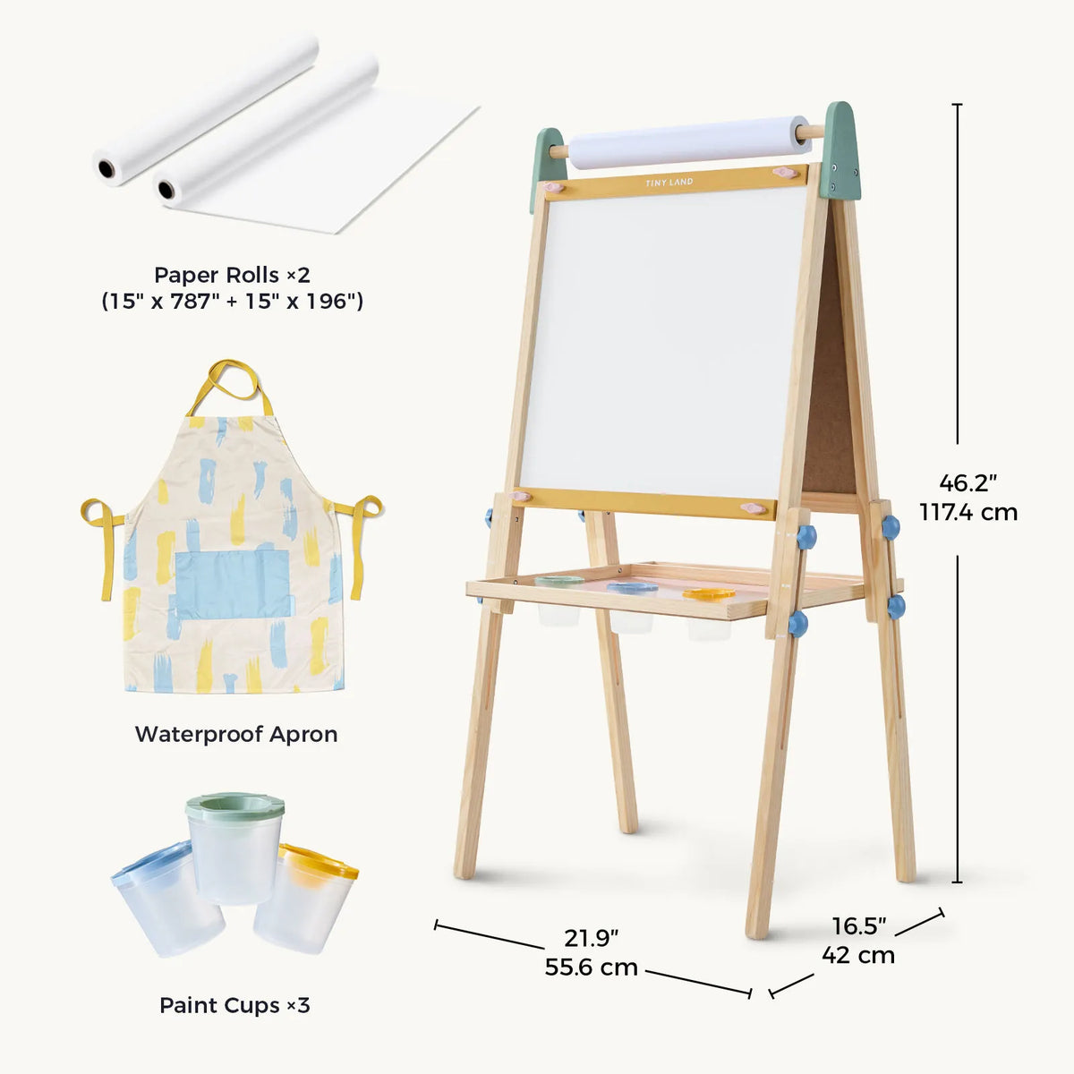 Tiny Land® 3-in-1 Art Easel for Kids — Tiny Land