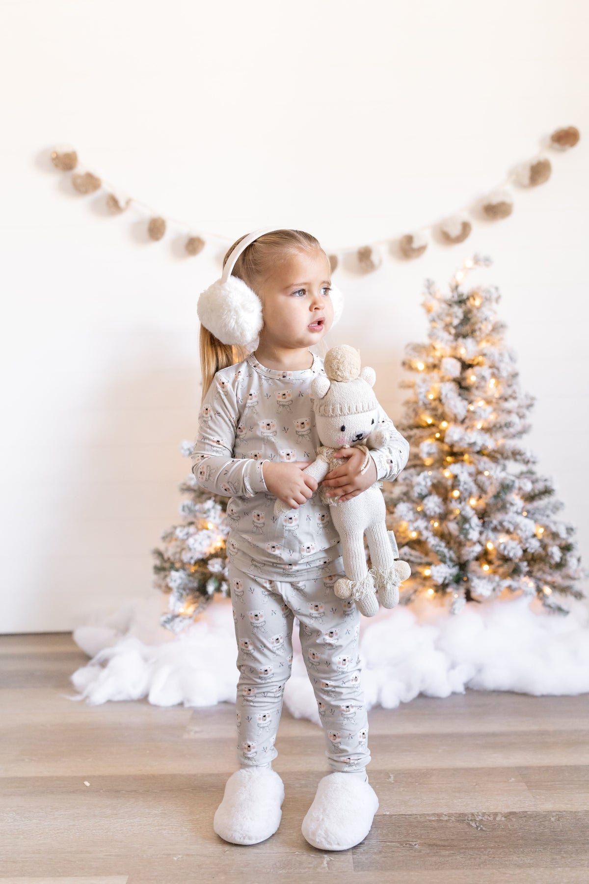 Polar Bear 2pc Bamboo Pajamas — Little Joy Co.