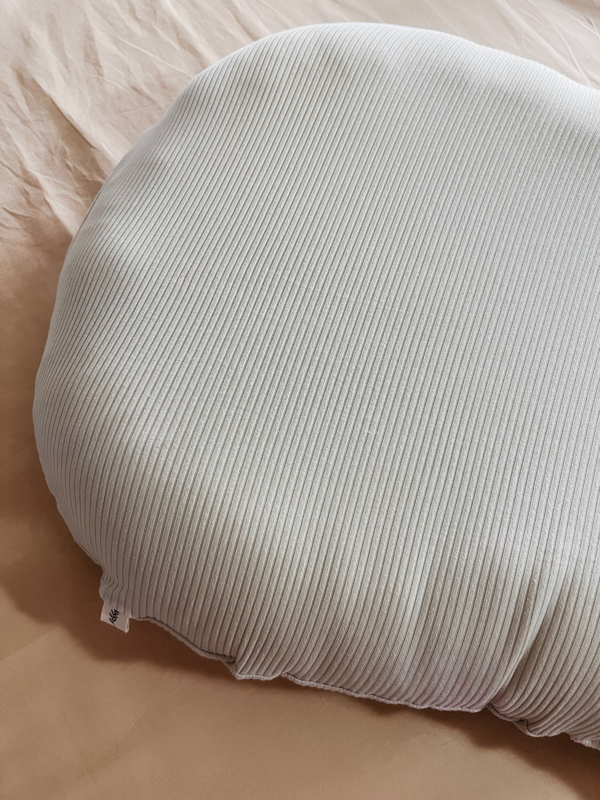 Oat Ribbed Baby Lounger Cover — Little Mae & Co