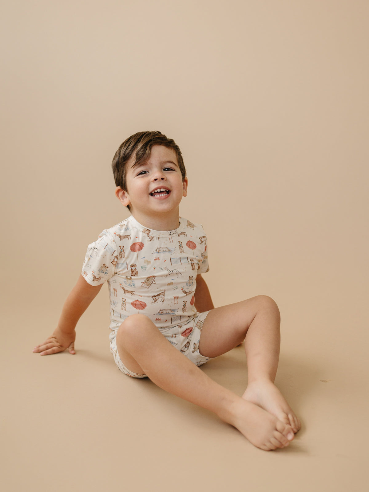 Beach Pawty 2pc Bamboo Pajamas — Little Joy Co.