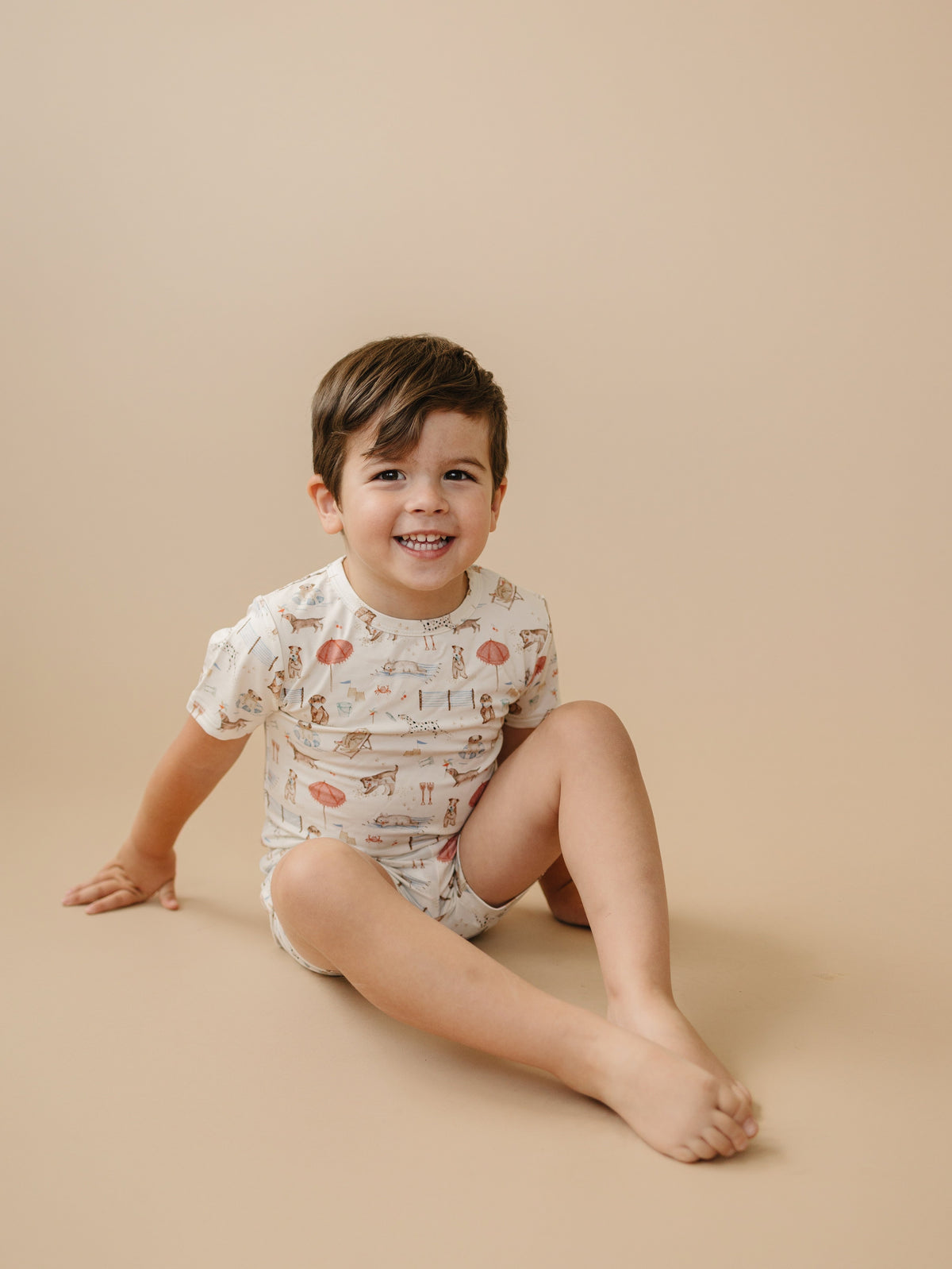 Beach Pawty 2pc Bamboo Pajamas — Little Joy Co.