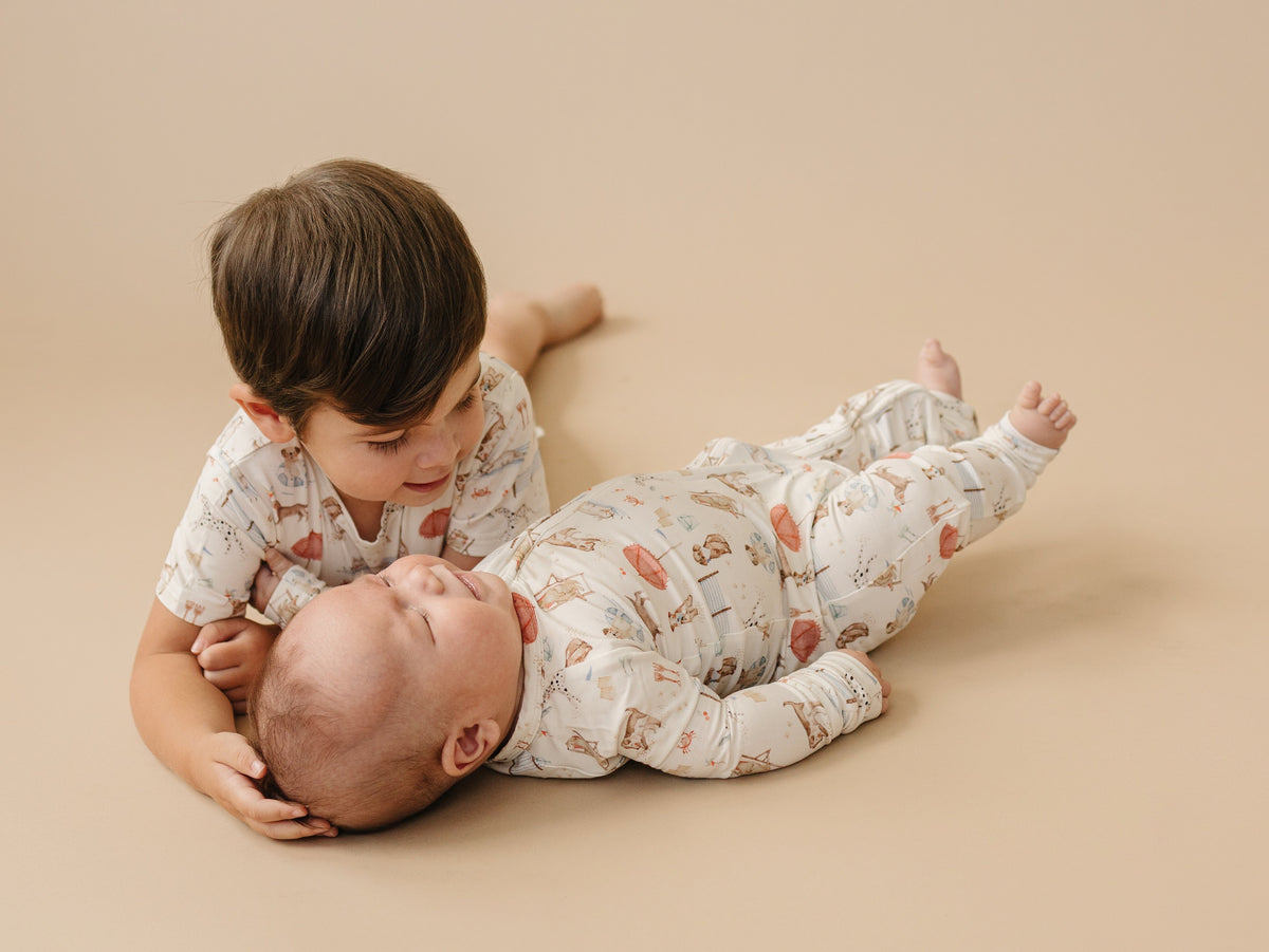 Beach Pawty 2pc Bamboo Pajamas — Little Joy Co.
