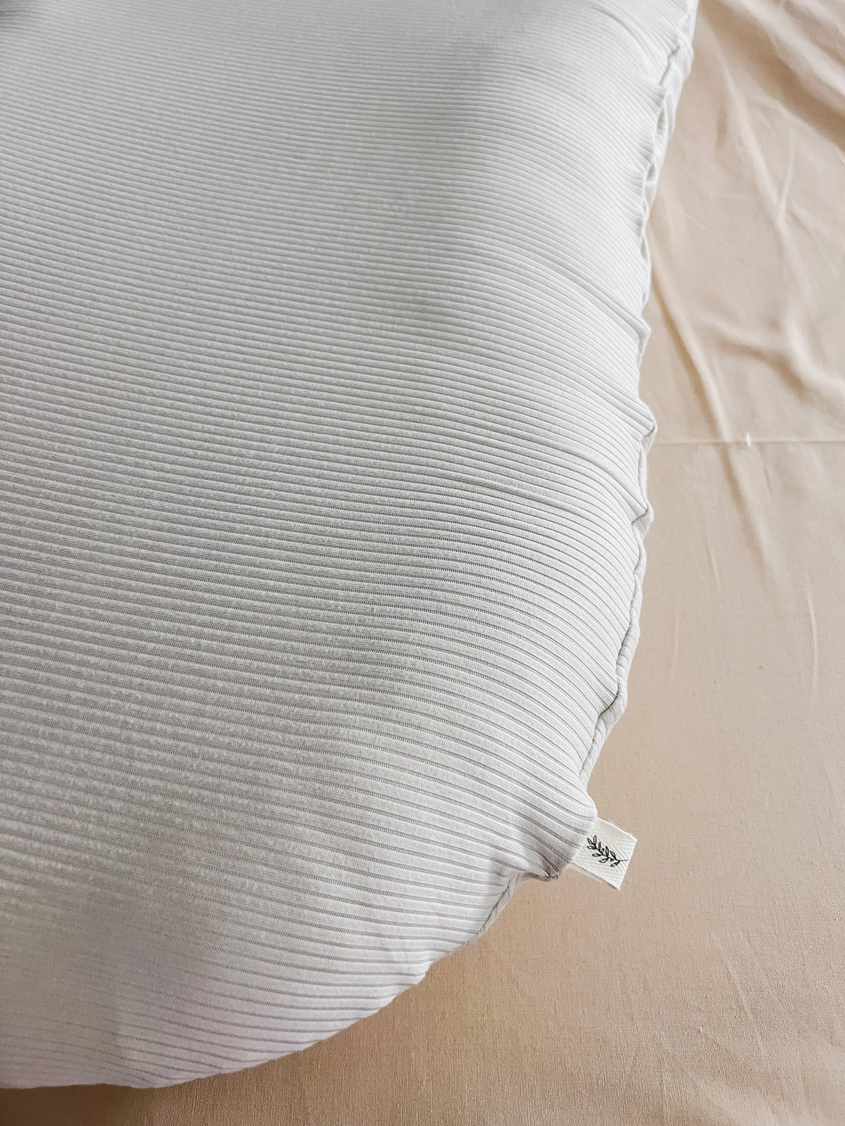 Oat Ribbed Baby Lounger Cover — Little Mae & Co