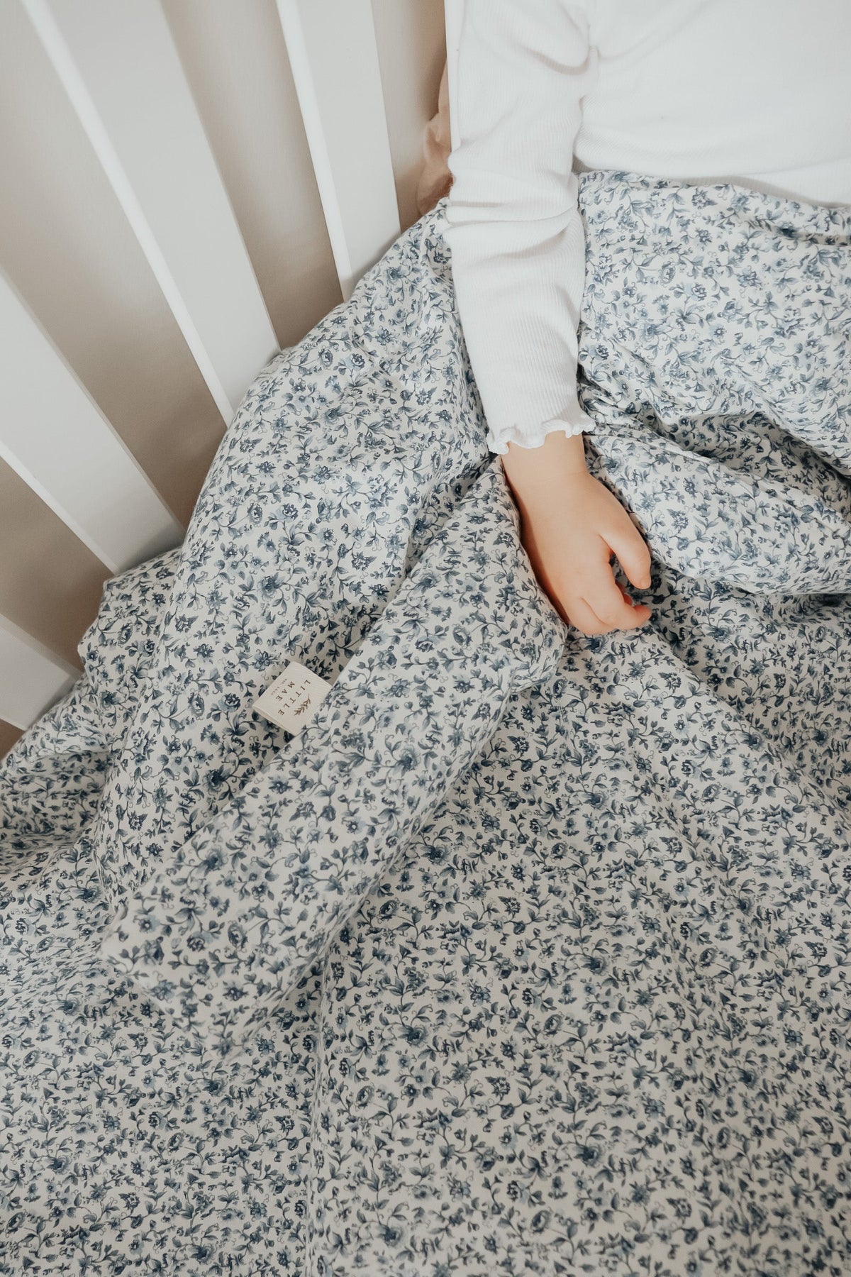 Floret Crib Quilted Blanket — Little Mae & Co