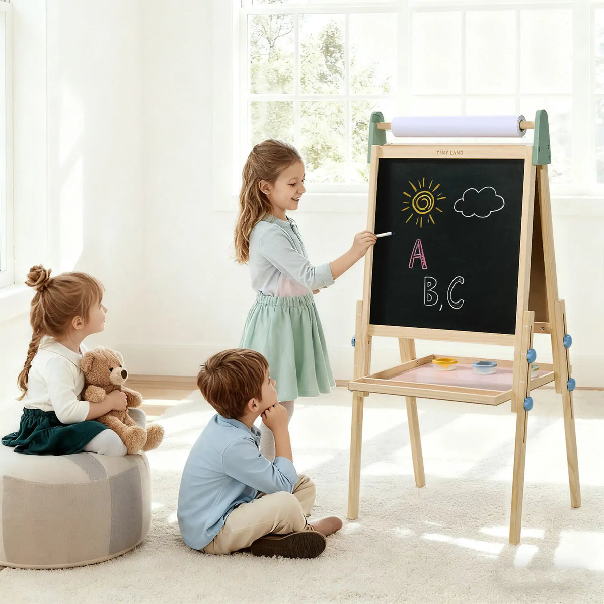 Tiny Land® 3-in-1 Art Easel for Kids — Tiny Land