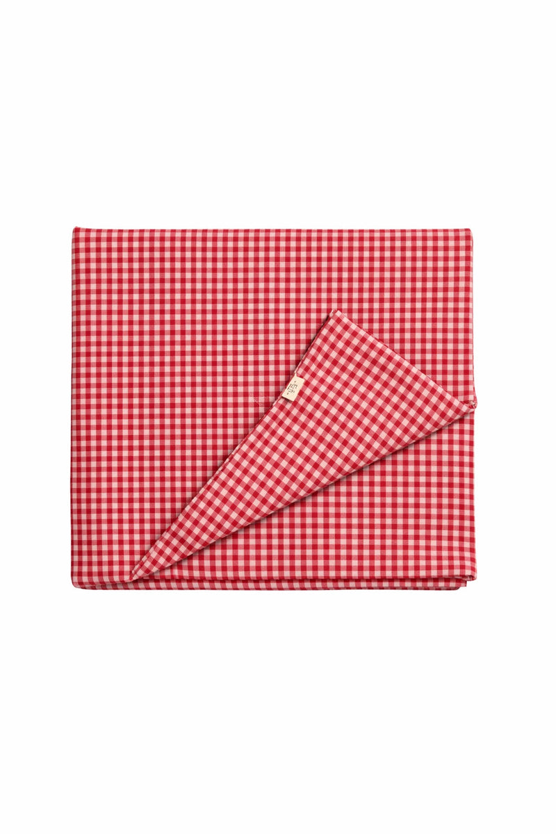 Red White Gingham Crib Quilted Blanket — Little Mae & Co