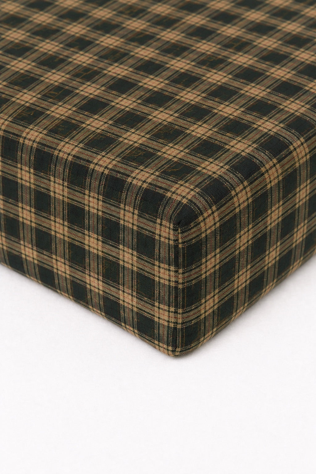 Green Plaid Crib Sheet — Little Mae & Co