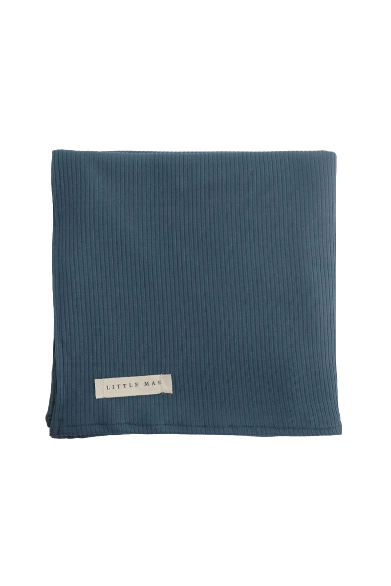 River Ribbed Stretch Swaddle — Little Mae & Co