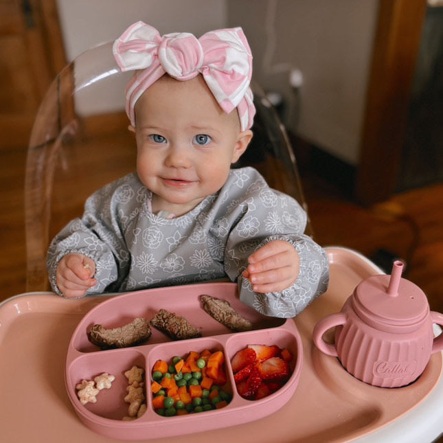 The Grayson Long Sleeve Bib - Blossom — Calla and Friends