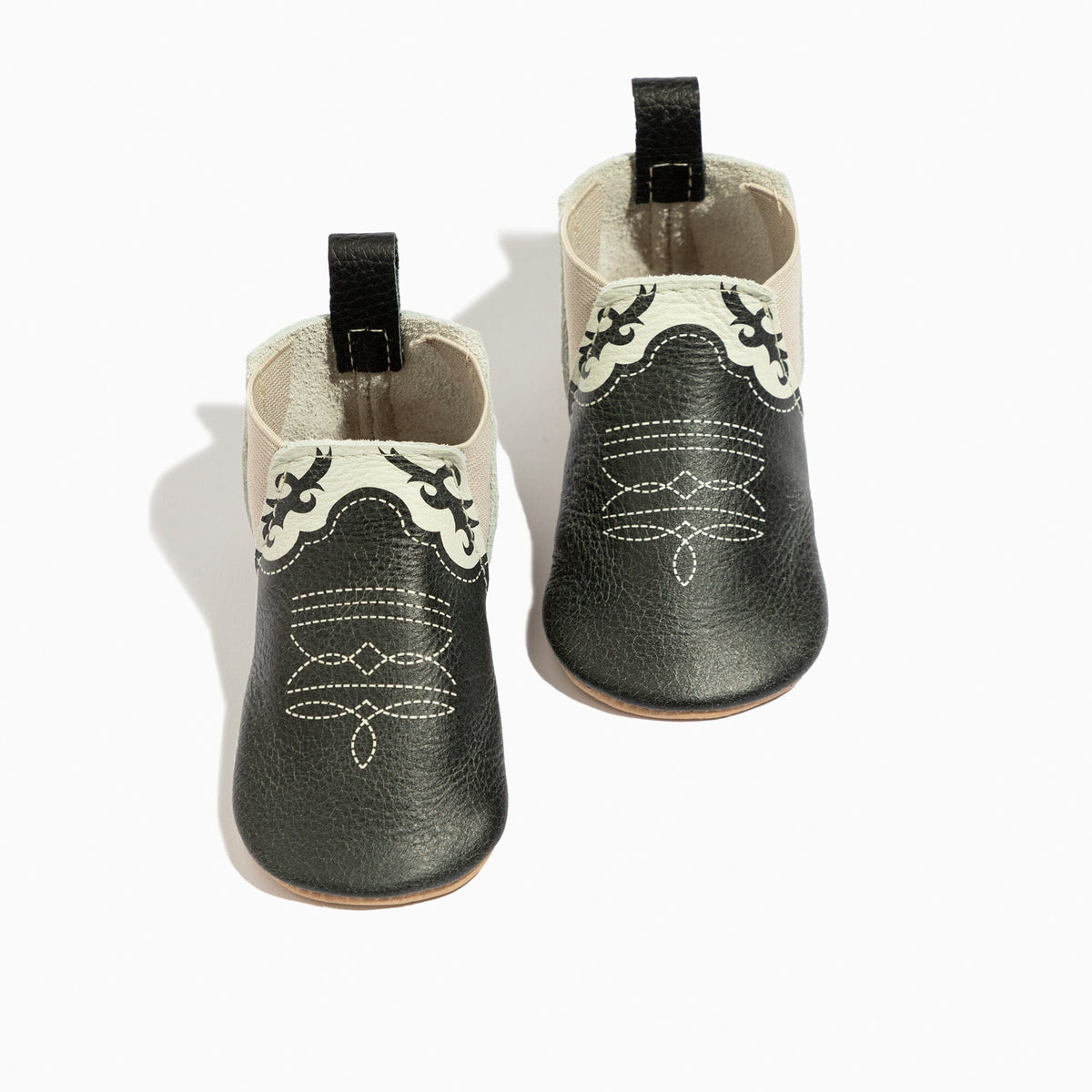 Ebony Cowboy Chelsea Boot Baby Shoe — Freshly Picked