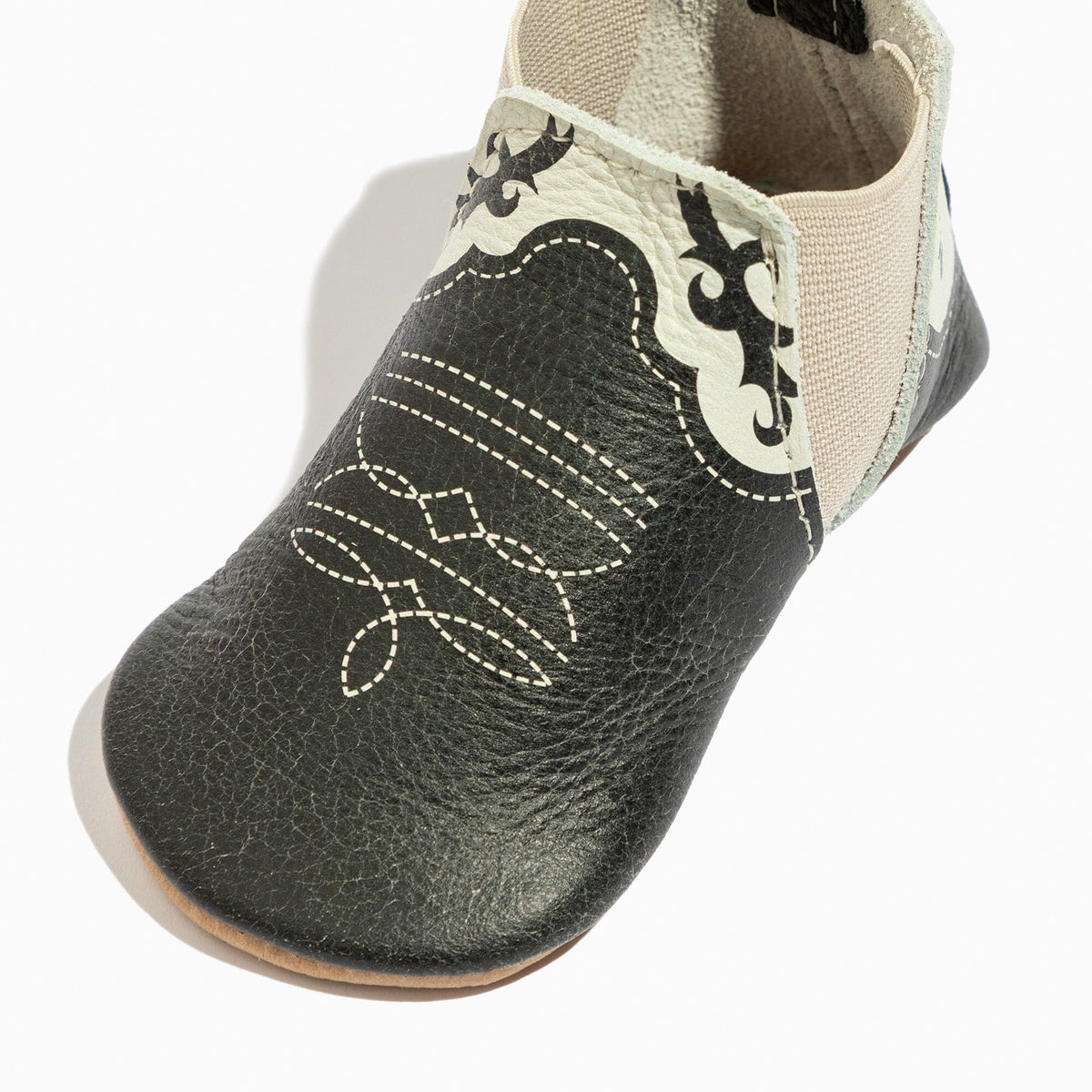 Ebony Cowboy Chelsea Boot Baby Shoe — Freshly Picked