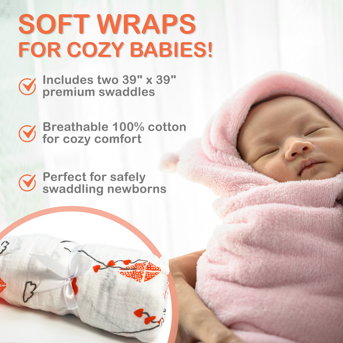 Baby Shusher Collection Gift Set – Sound Machine, Silicone Pacifiers & Muslin Swaddles for Newborns — Shusher