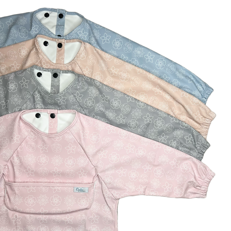 The Grayson Long Sleeve Bib - Blossom — Calla and Friends