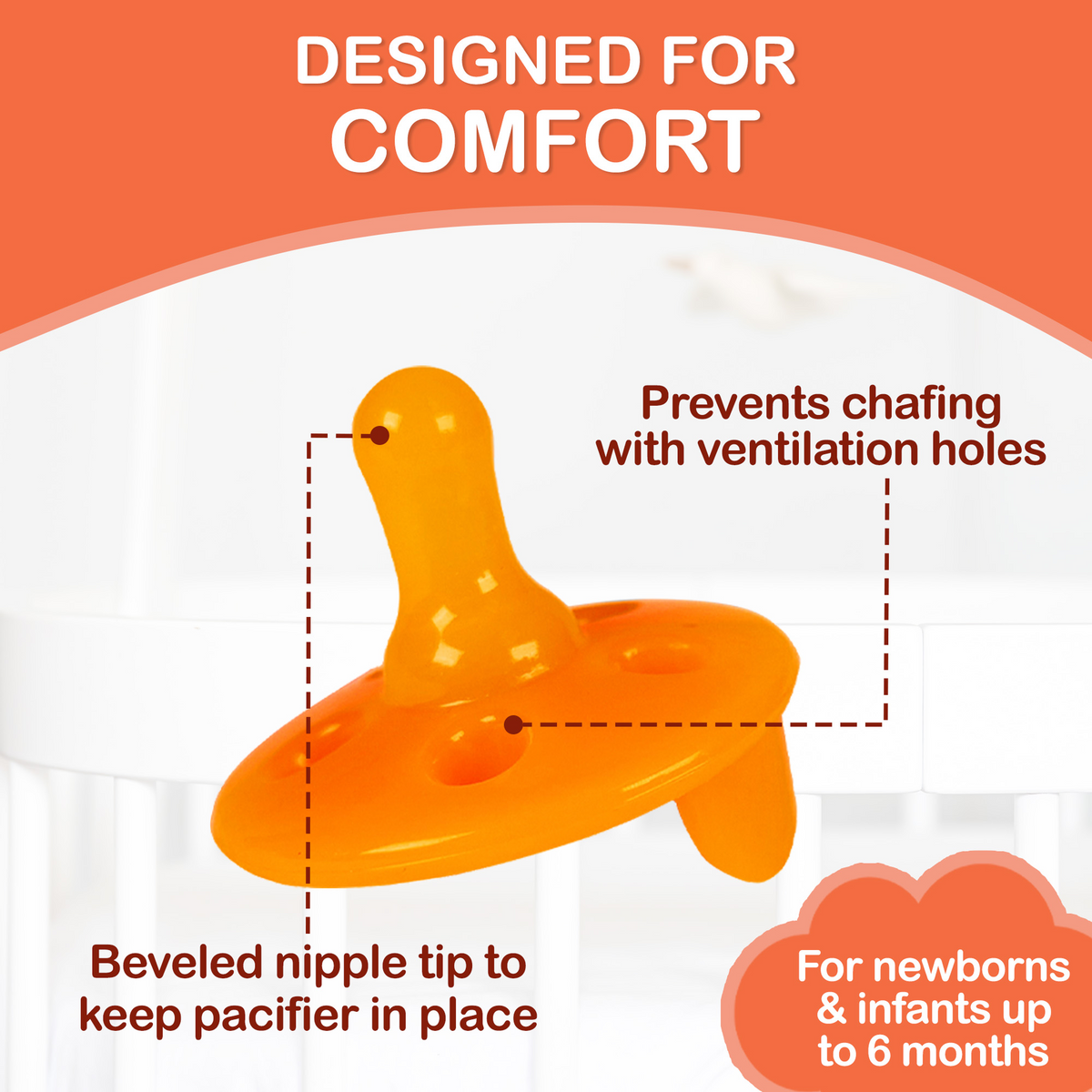 Shushie Silicone Pacifier by Baby Shusher – Hospital-Grade, BPA-Free Pacifiers for Newborns & Babies — Shusher
